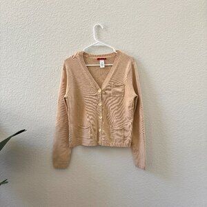Vintage V-Neck Pocket Cardigan